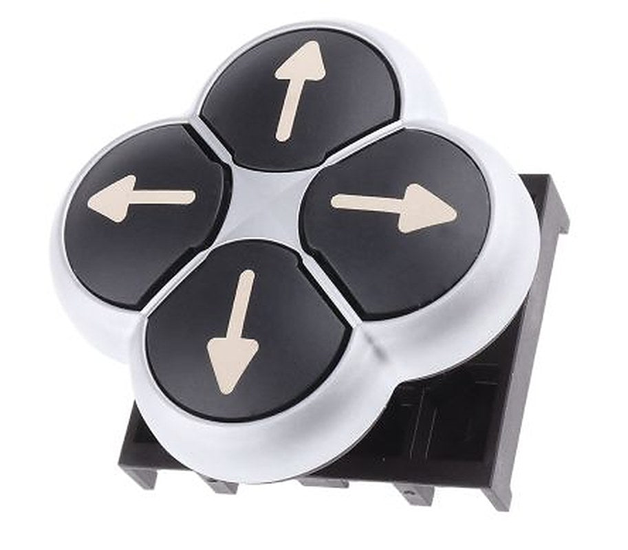 Eaton RMQ Titan M22 Series Black Momentary Push Button Head, 22 mm Cutout, IP66