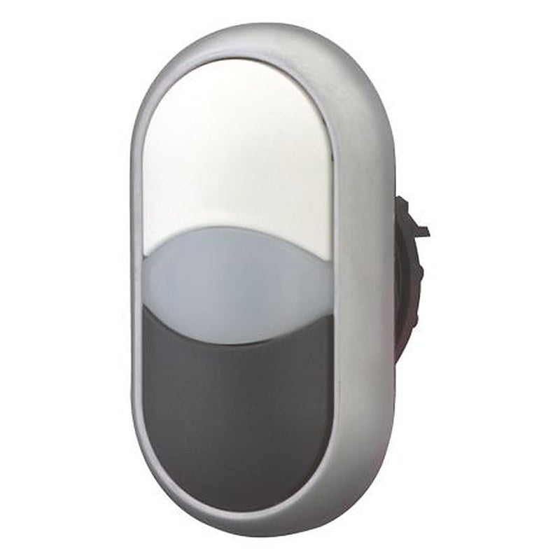 Eaton RMQ Titan M22 Series Black, White Momentary Push Button Head, 22 mm Cutout, IP66