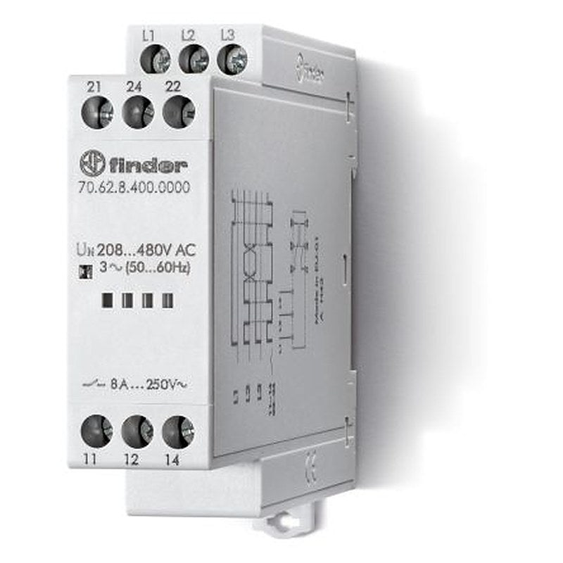 Finder Monitoring Relay, 3 Phase