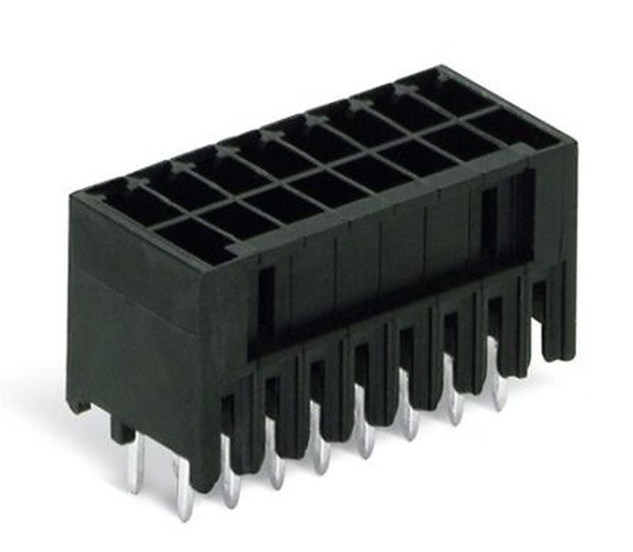 WAGO 713 Series Pluggable Terminal Block, 12-Contact, 3.5 mm Pitch, 2 Row, 713-1406