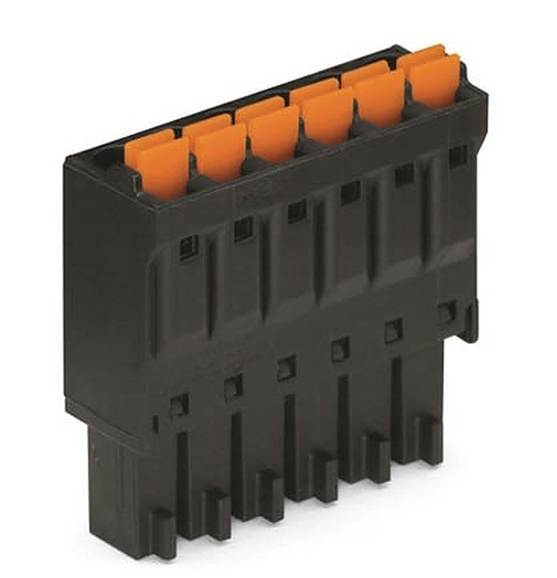 WAGO Pluggable Terminal Block, 3-Contact, 3.5 mm Pitch, 1 Row, 714-103