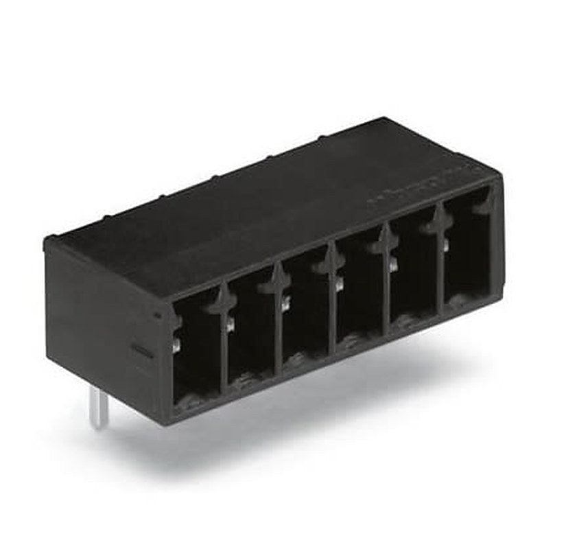 WAGO 714 Series Pluggable Terminal Block, 4-Contact, 3.5 mm Pitch, 1 Row, 714-164