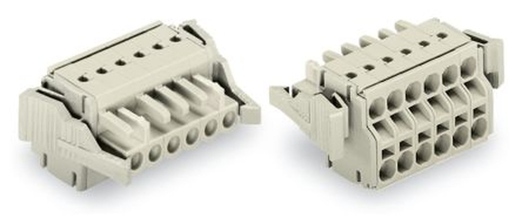 WAGO 721 Series Plug-in Connector Female Push-in, 3-Pole, 16A, 3-Way