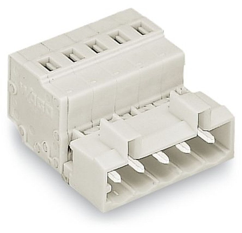 WAGO 721 Series Cable Male Lighting Connector Male Cage Clamp, 2-Pole, 12A, 2-Way