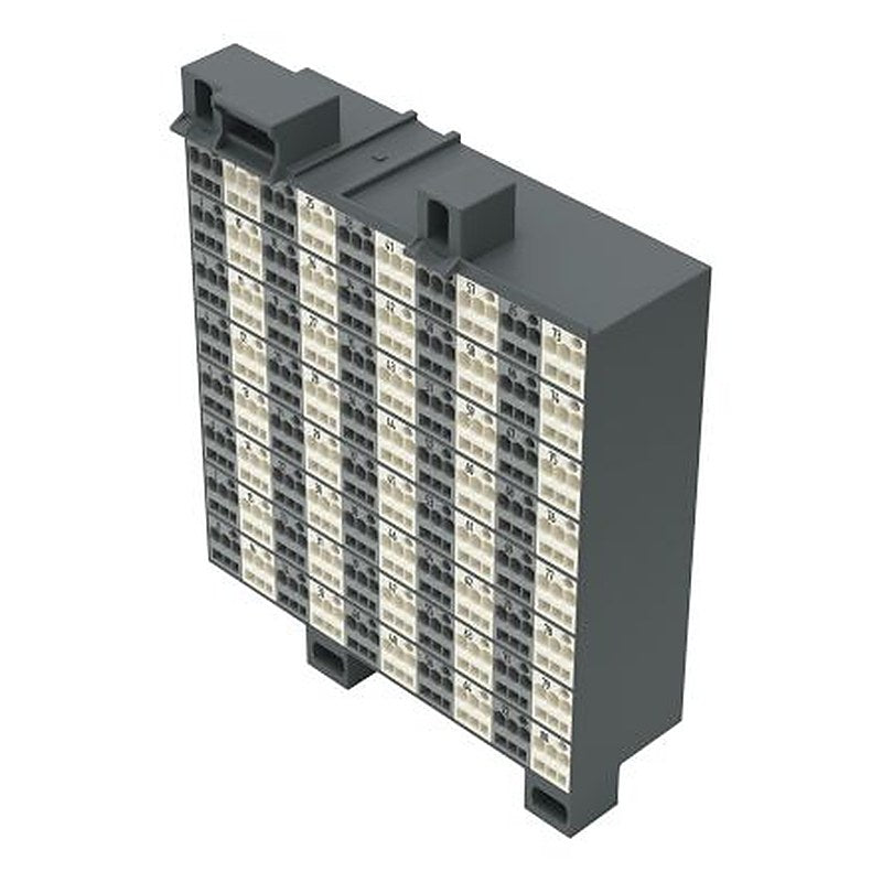 WAGO 726-721 726 Series Terminal Strip Dark Grey, 1.5mm², Cage Clamp