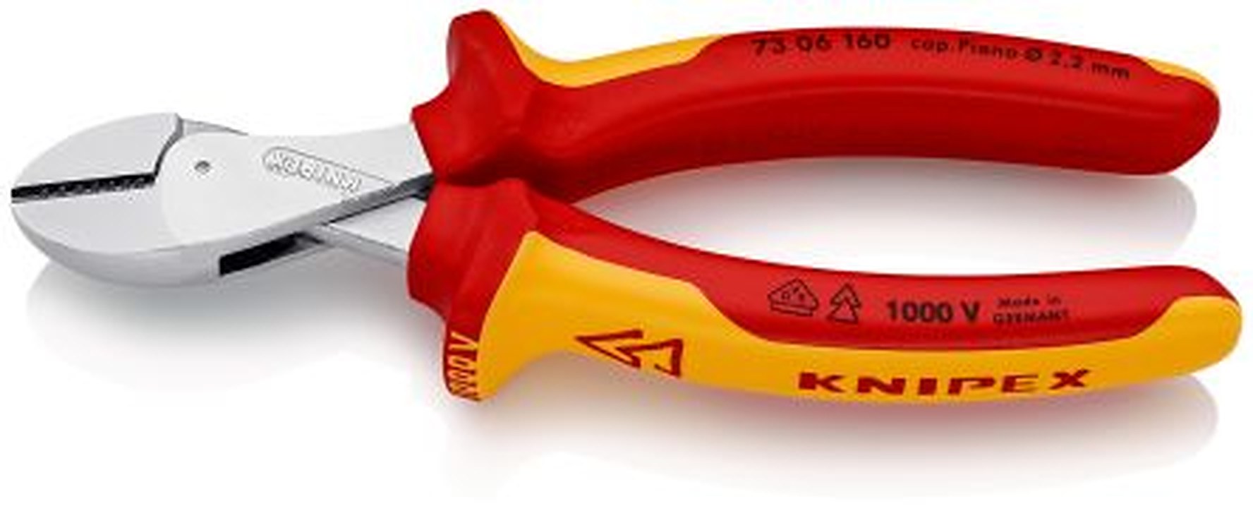 Knipex X-Cut® VDE/1000V Approved Diagonal Cutter Side cutter