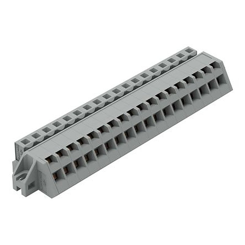 WAGO 731 Series Flange Connector Female Cage Clamp, 18-Pole, 12A, 18-Way
