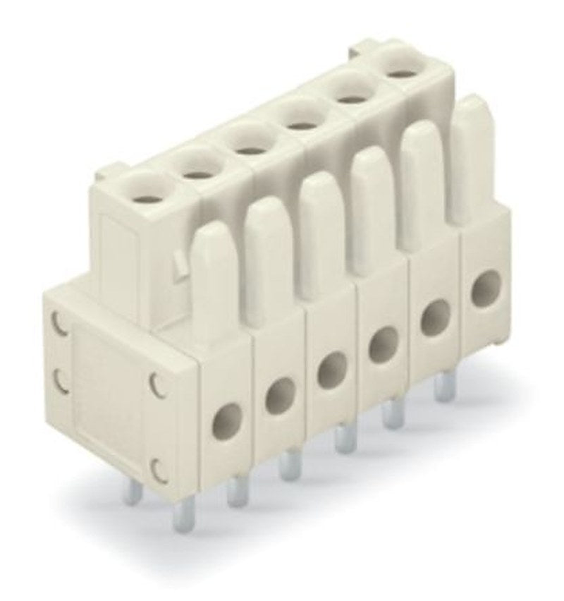 WAGO 734 Series Straight PCB PCB Header, 3-Contact, 1 Row, 3.5 mm Pitch Solder