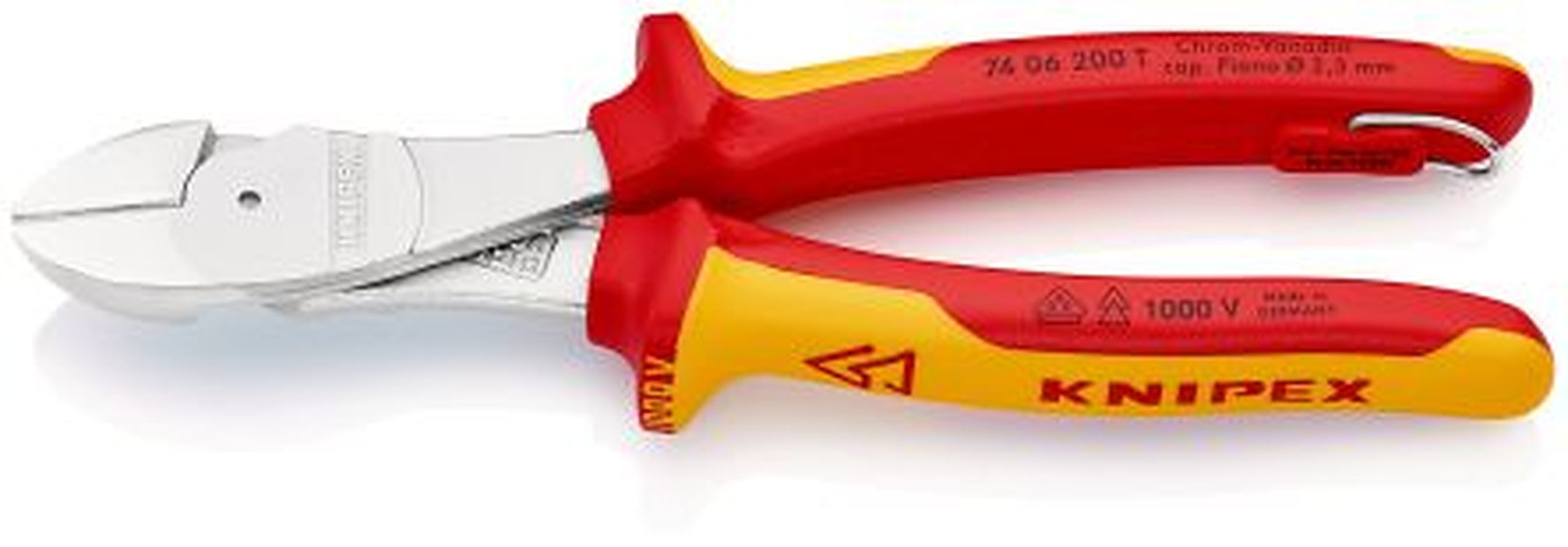 Knipex Knipex VDE/1000V Approved With Bevel Side cutter