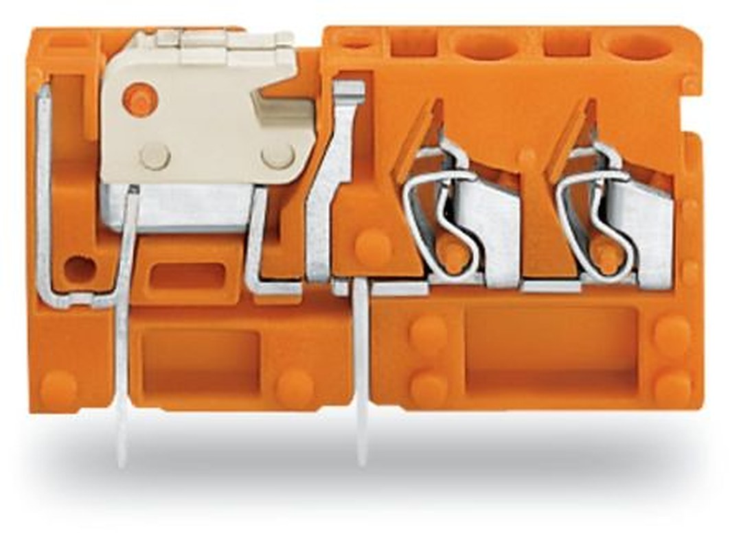 WAGO 742 Series PCB Connector, 1-Contact, 5.08 mm Pitch, Through Hole, 1 Row