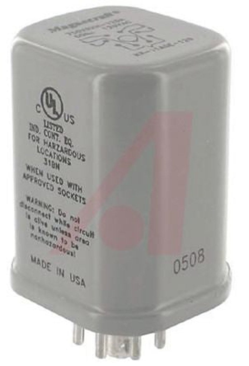 Schneider Electric Surface Power Relay, 120V ac Coil, 12A Switching Current, DPDT