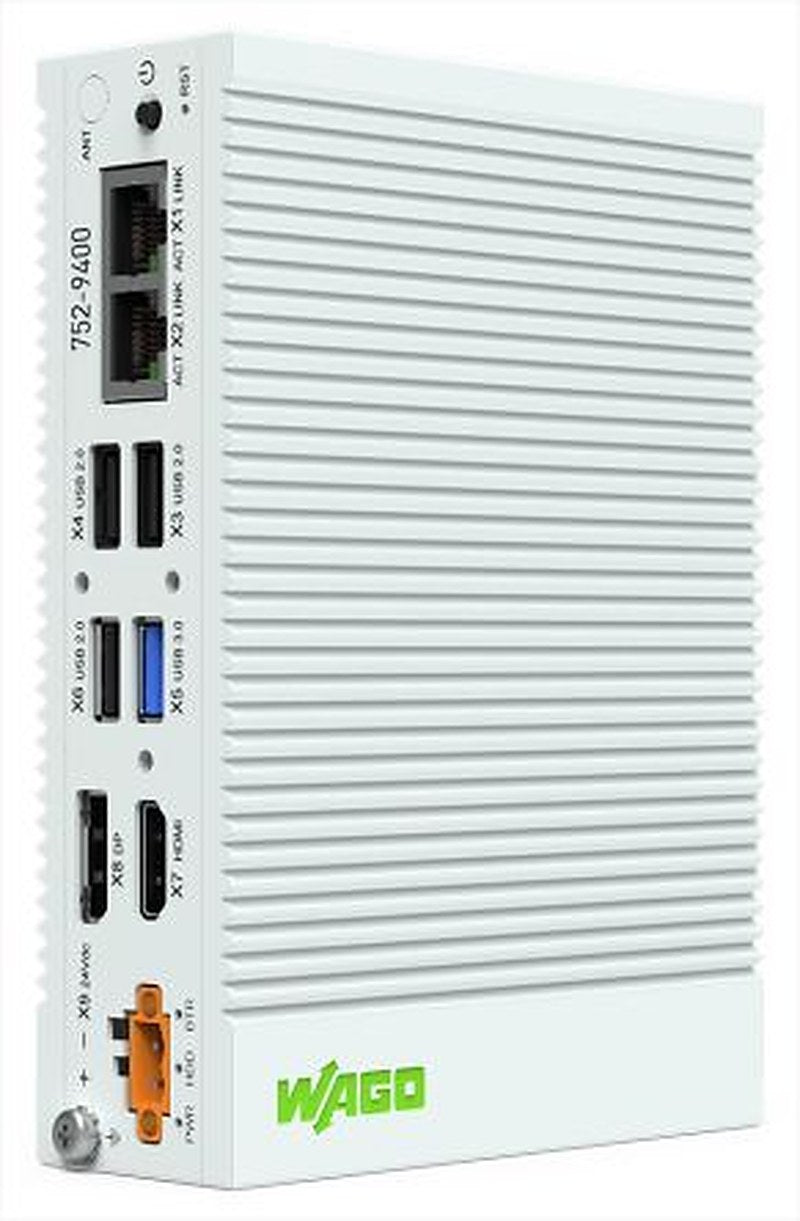 WAGO 752 Industrial Computer 42 W Intel Atom 1.91 GHz 64GB 4 Linux
