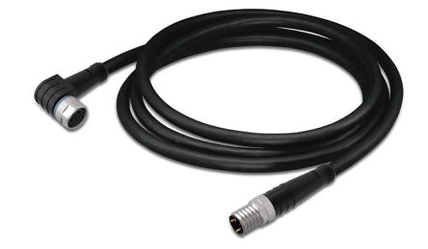 WAGO Female 3 way Right Angle to Male 3 way Straight Actuator/Sensor Cable, 1 m
