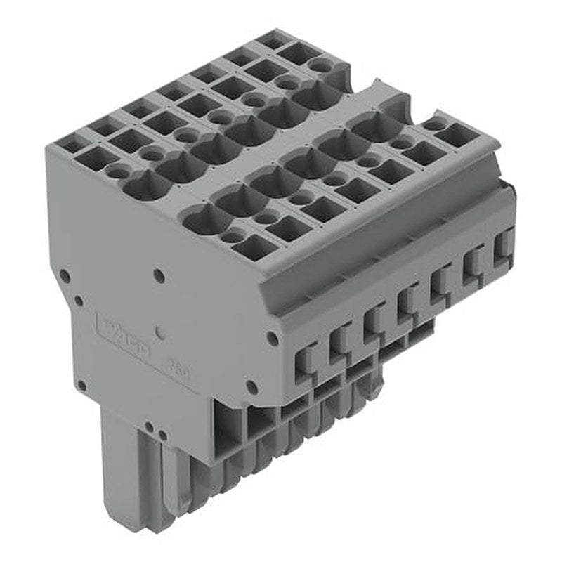 WAGO 769 Series Straight PCB PCB Socket, 7-Contact, 5 mm Pitch Cage Clamp