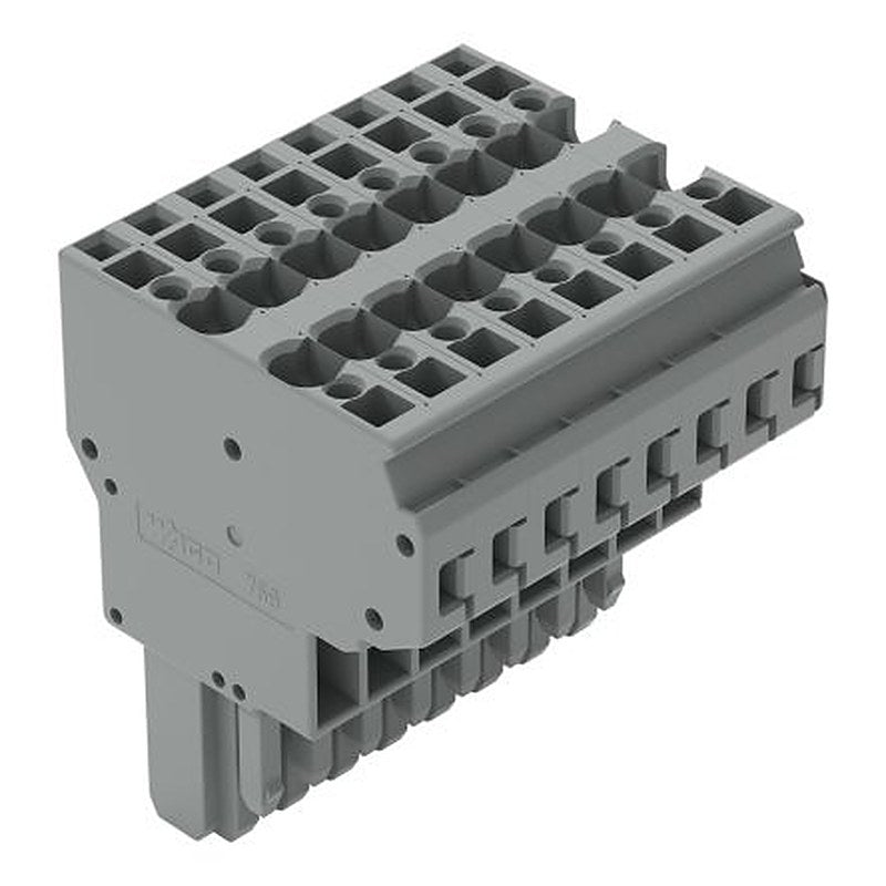 WAGO 769 Series Straight PCB PCB Socket, 8-Contact, 5 mm Pitch Cage Clamp