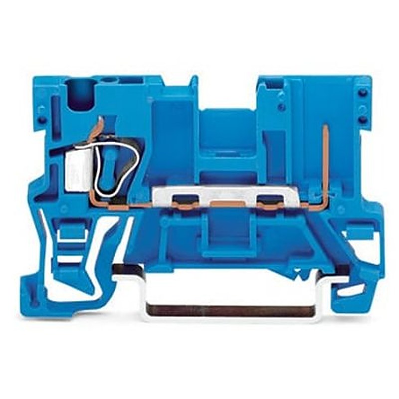 WAGO 769-176/000-006 769 Series Carrier Terminal Block Blue, 4mm², 1-Level, Cage Clamp, CSA