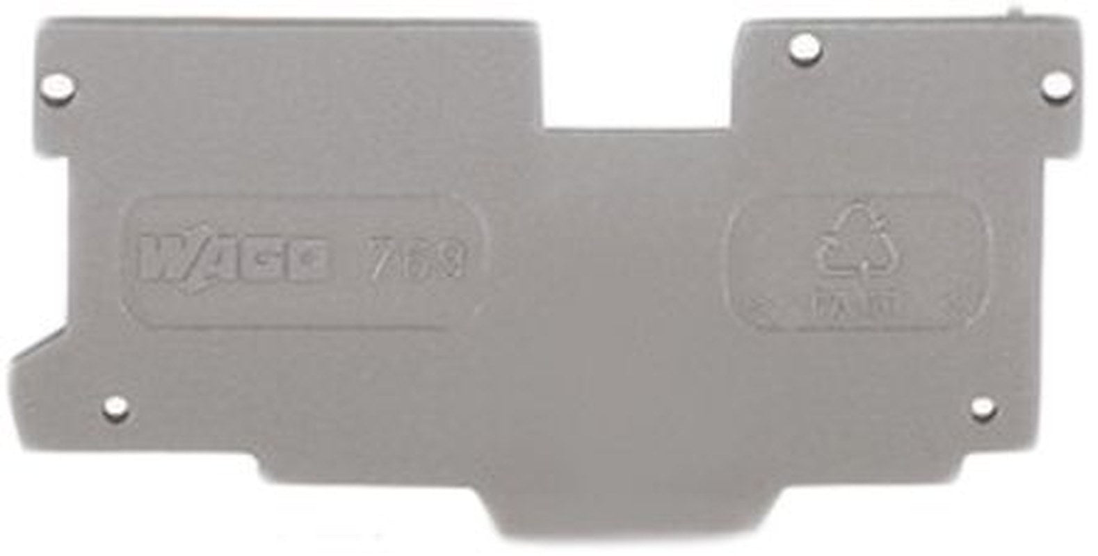 WAGO 769 Series End & Intermediate Plate for Use with X-COM System 769 Series