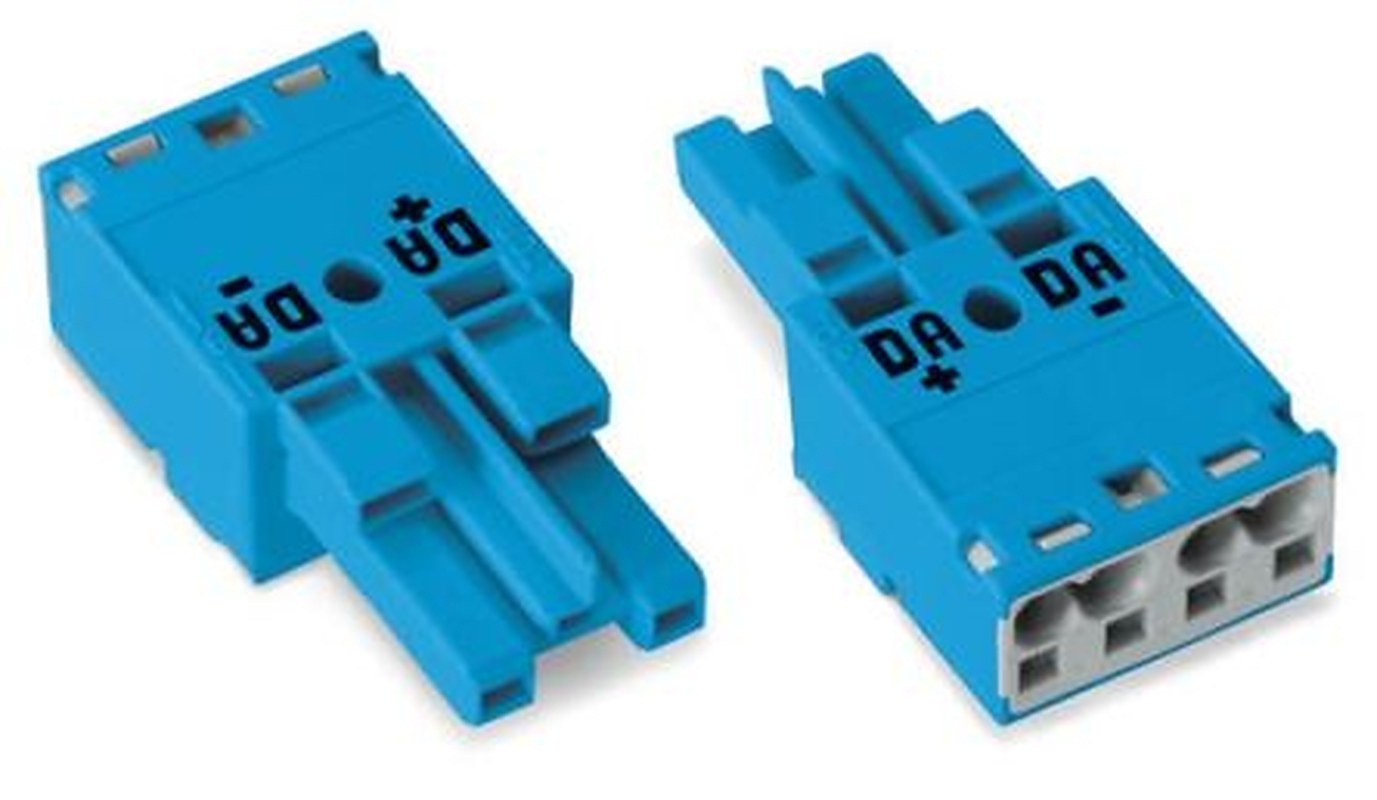 WAGO 770 Series Cable Lighting Connector Female Push-in, 2-Pole, 25A, 2-Way, IP20