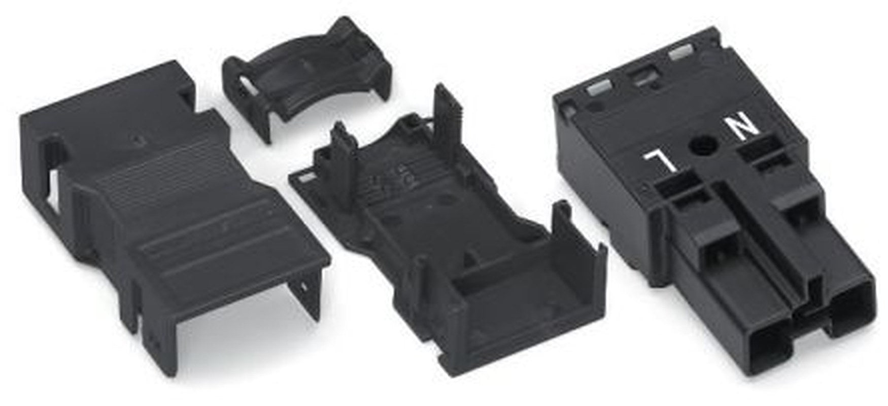 WAGO 770 Series Cable Plug Male Cage Clamp, 2-Pole, 25A, 2-Way, IP20