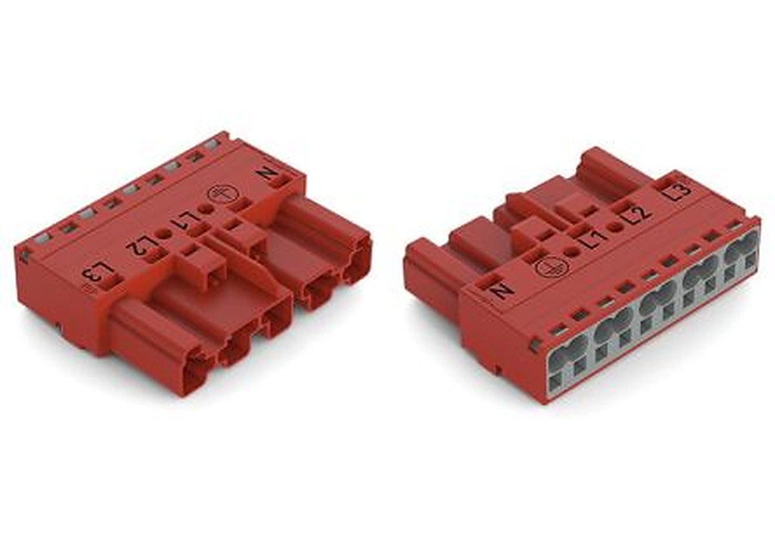 WAGO 770 Series Cable Plug Male Cage Clamp, 5-Pole, 25A, 5-Way, IP20