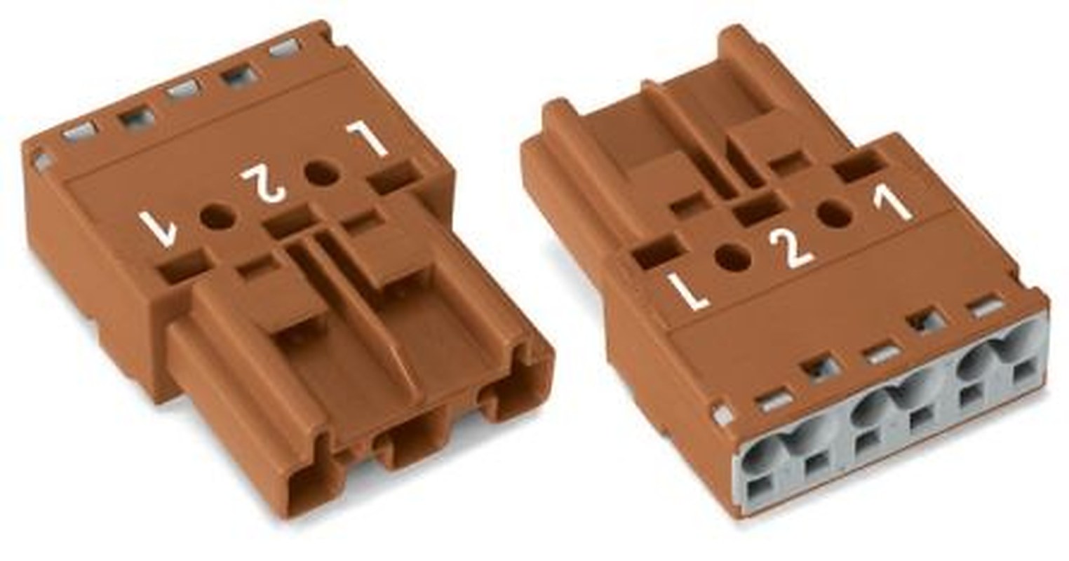 WAGO 770 Series Cable Plug Male Cage Clamp, 3-Pole, 3-Way, IP20