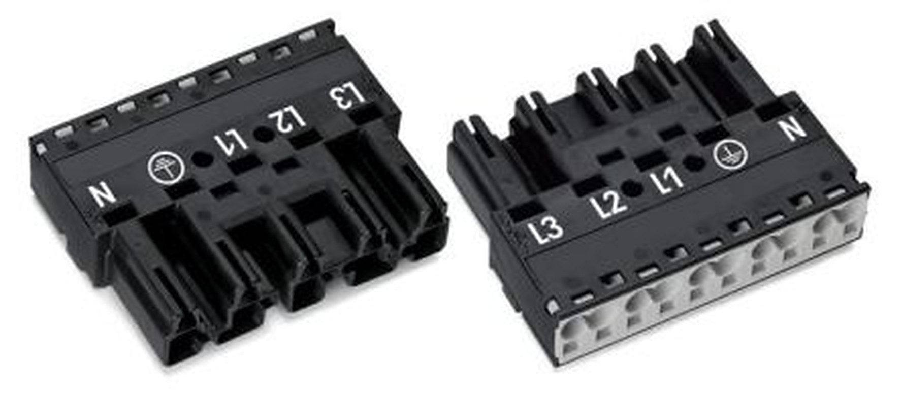 WAGO 770 Series Cable Plug Male Cage Clamp, 5-Pole, 25A, 2-Way, IP20