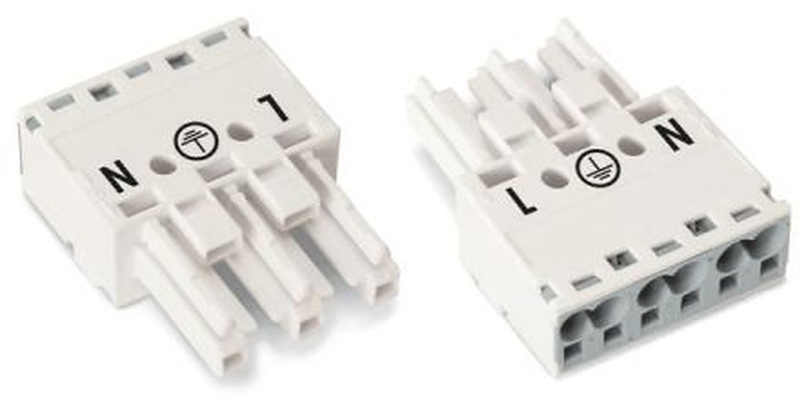 WAGO 770 Series Cable Lighting Connector Female Push-in, 3-Pole, 25A, 3-Way, IP20