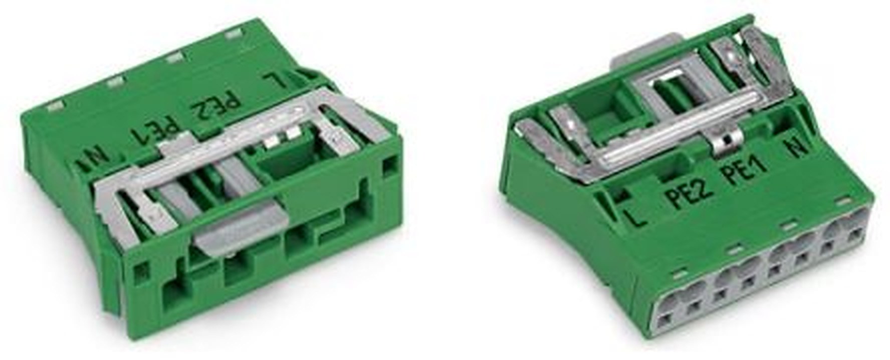 WAGO 770 Series Snap-in Plug Male Cage Clamp, 4-Pole, 32A, 2-Way, IP20