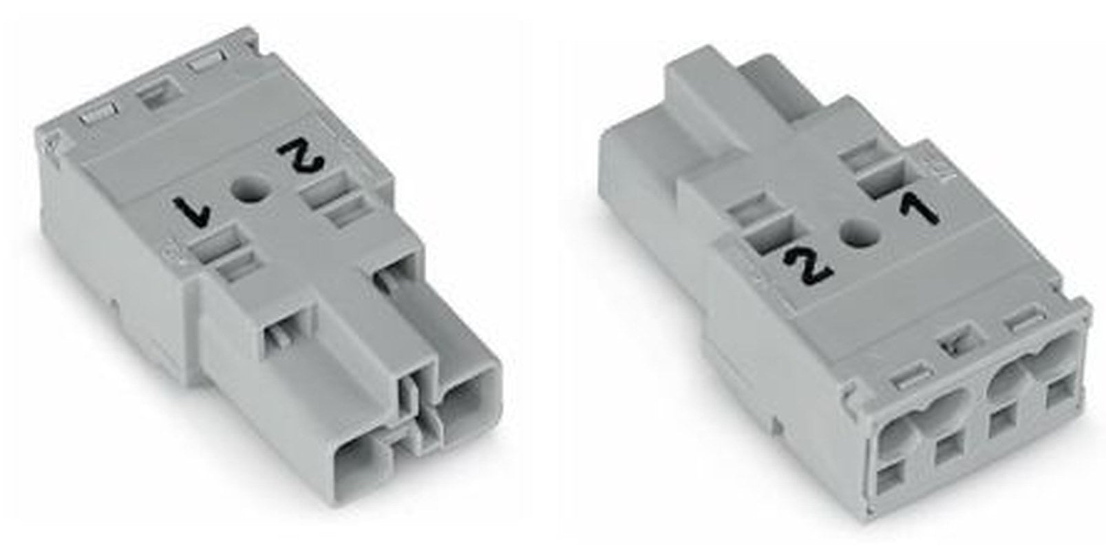 WAGO 770 Series Cable Plug Male Cage Clamp, 2-Pole, 25A, 2-Way, IP20