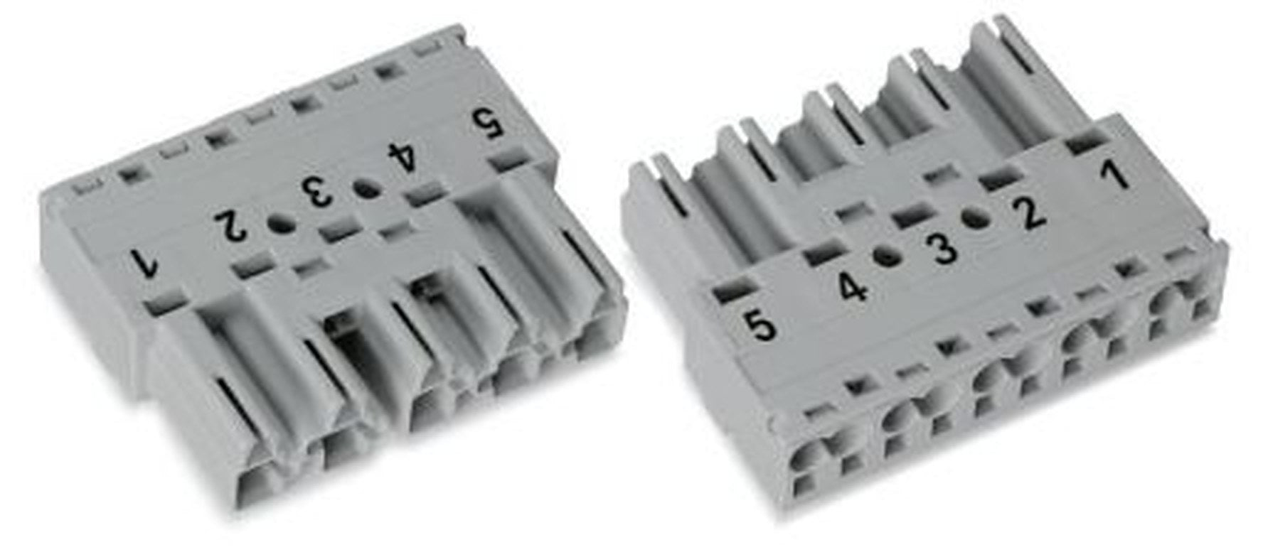 WAGO 770 Series Cable Plug Male Cage Clamp, 5-Pole, 5-Way, IP20