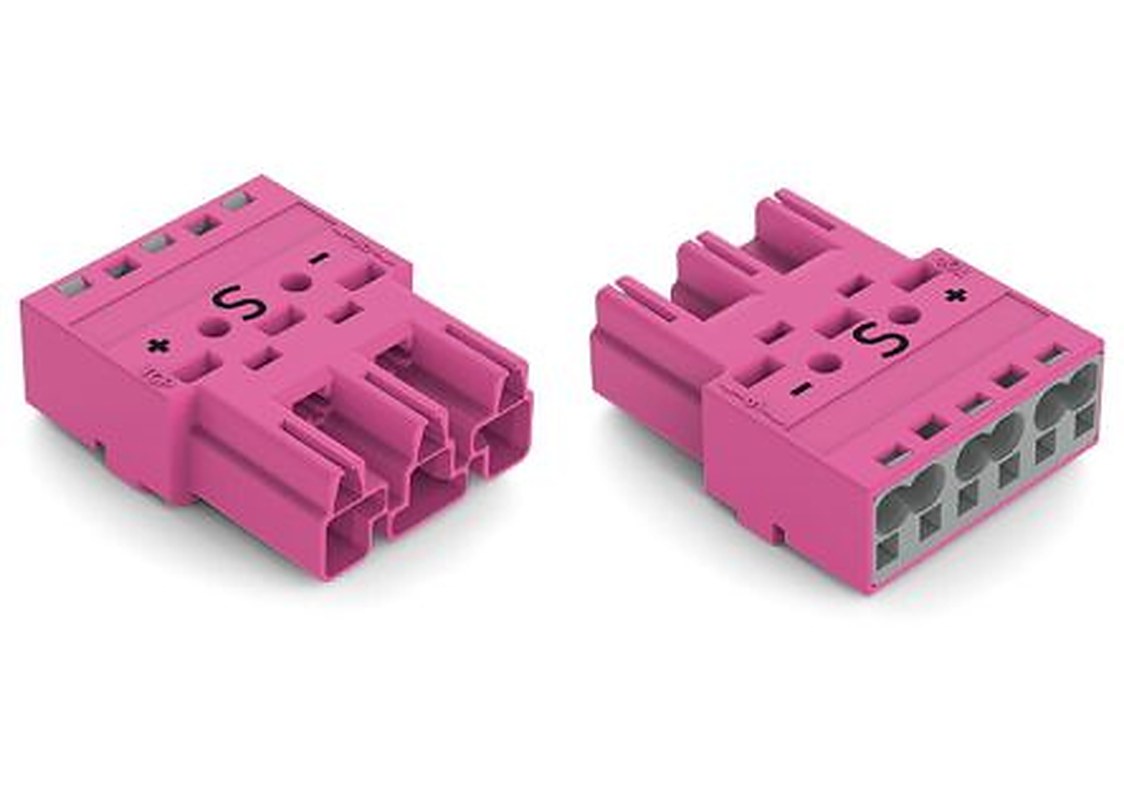 WAGO 770 Series Cable Plug Male Cage Clamp, 3-Pole, 25A, 3-Way, IP20