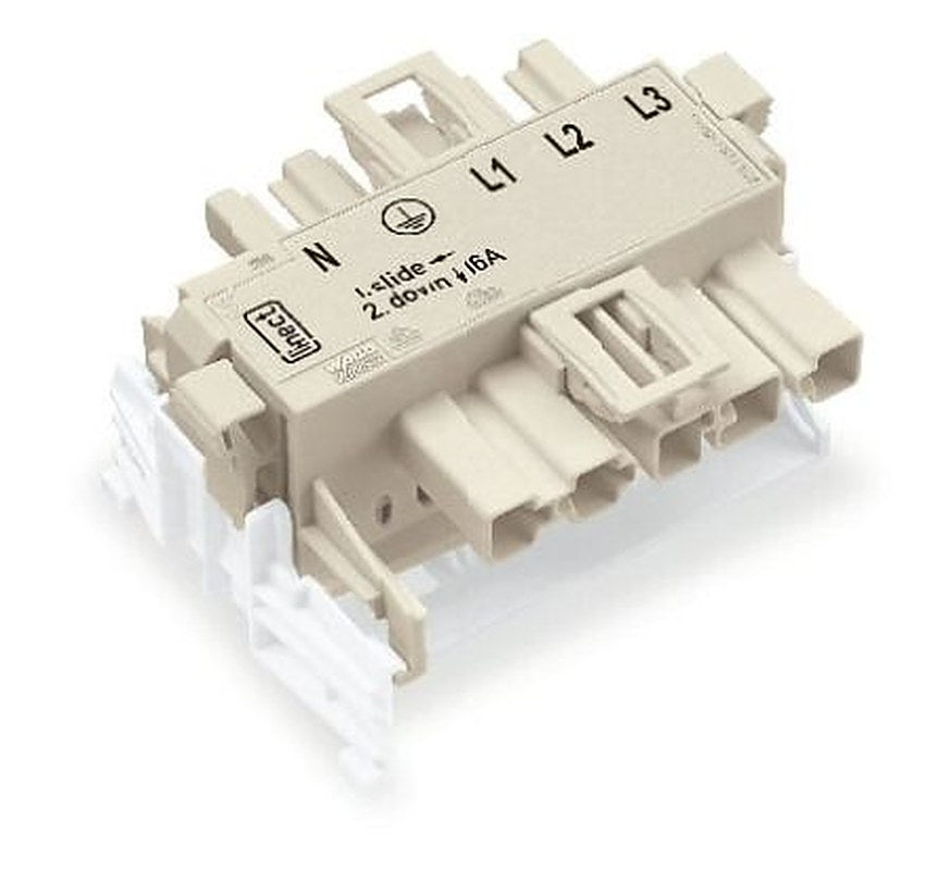 WAGO 770 Series Cable T-Connector Cage Clamp, 5-Pole, 5-Way, IP20