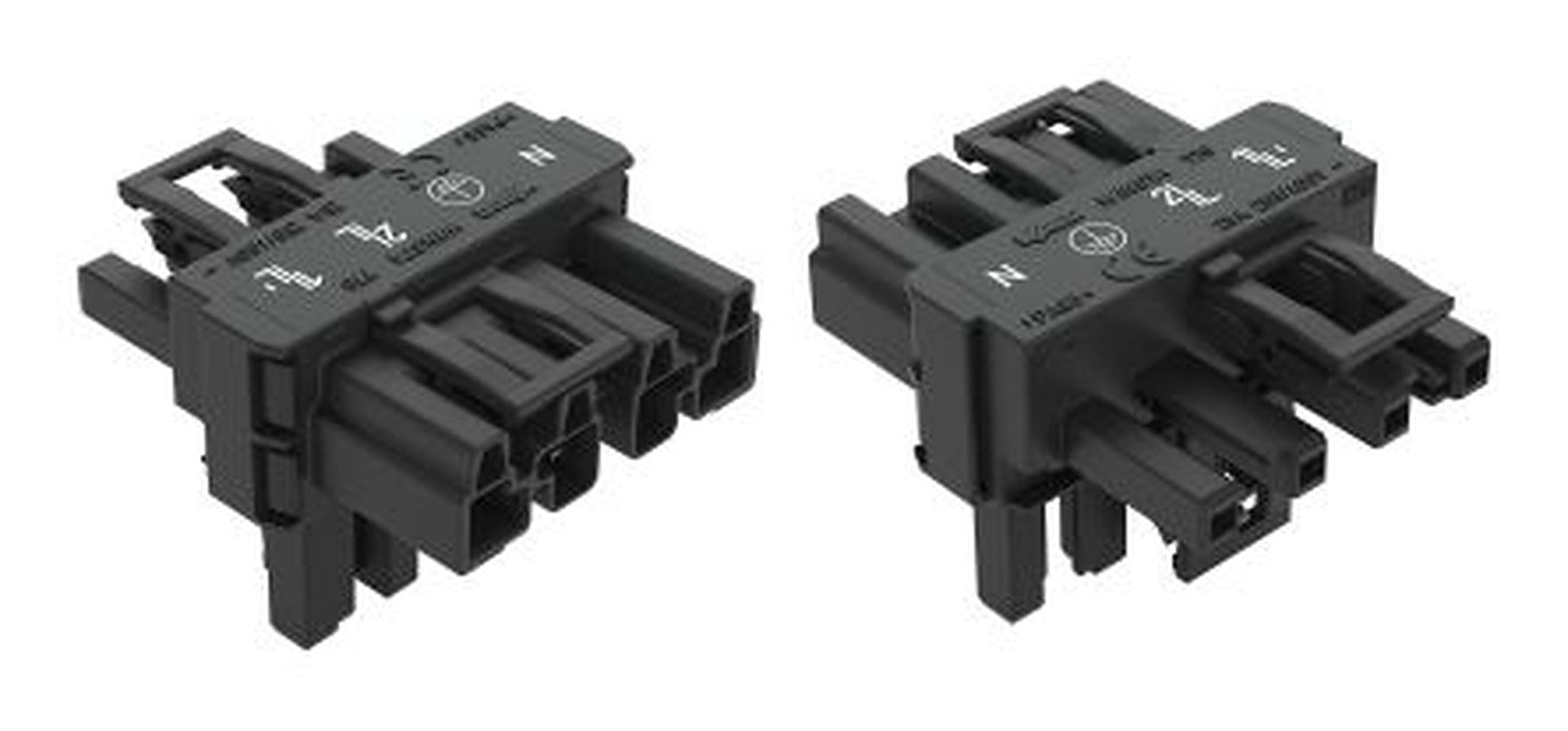 WAGO 770 Series Cable Distribution Connector Cage Clamp, 4-Pole, 25A, 5-Way, IP20