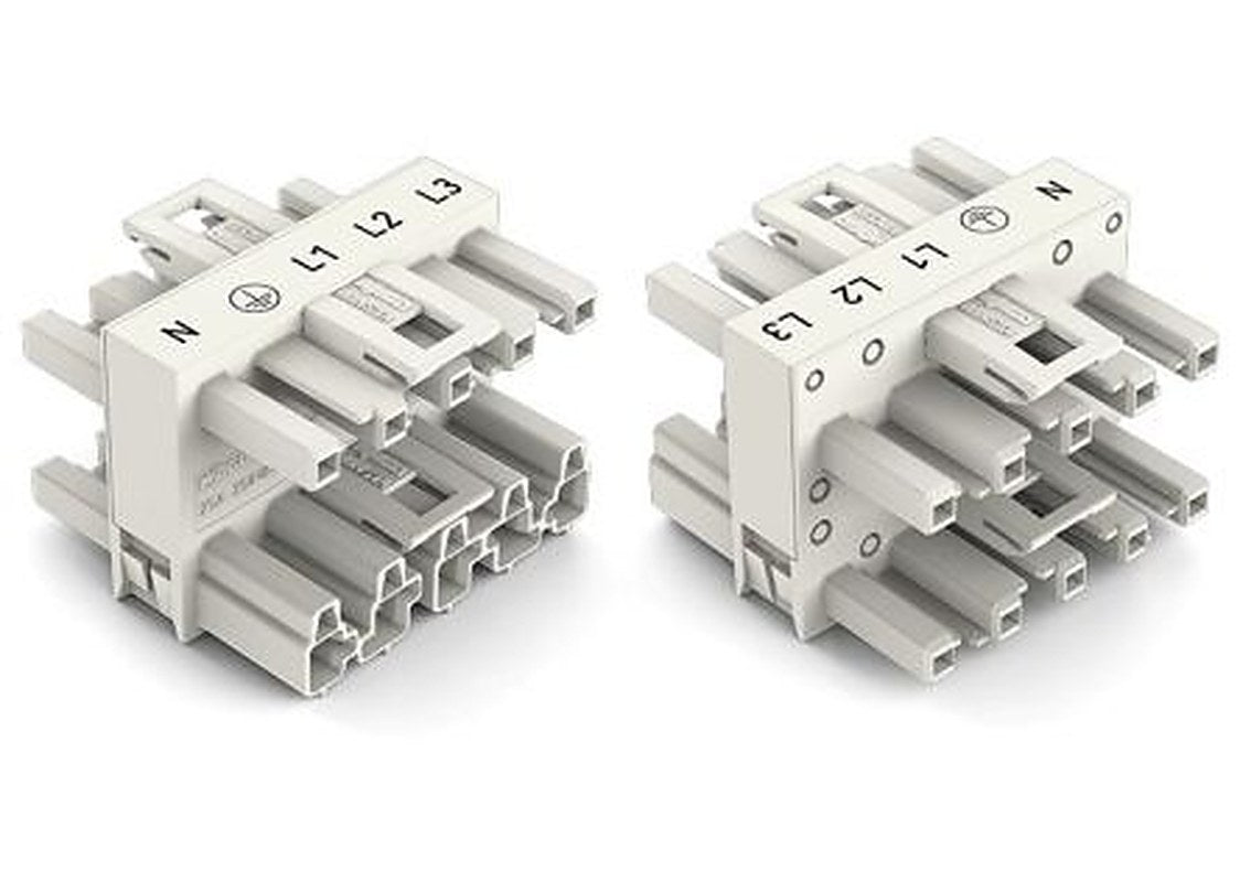 WAGO 770 Series Cable Distribution Connector Cage Clamp, 5-Pole, 25A, 5-Way, IP20