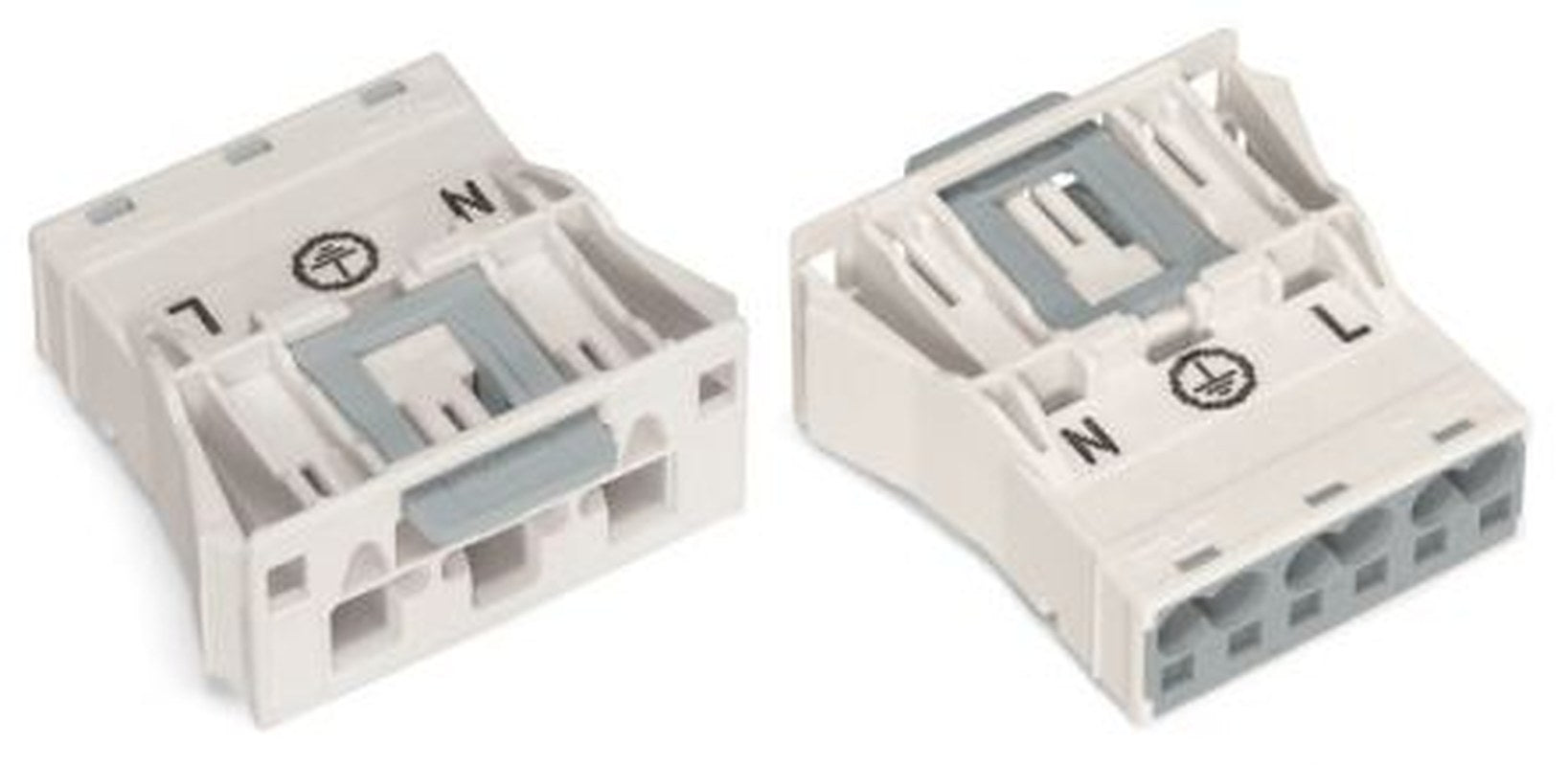 WAGO 770 Series Snap-in Plug Male Cage Clamp, 3-Pole, 25A, 3-Way, IP20