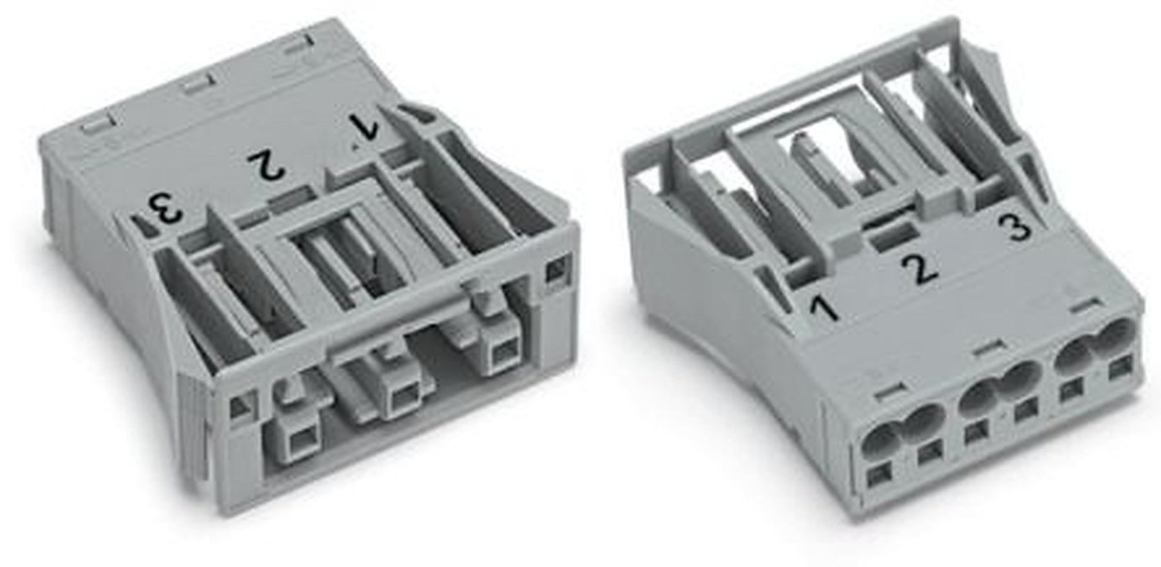 WAGO 770 Series Snap-in Socket Female Cage Clamp, 3-Pole, 25A, 3-Way, IP20
