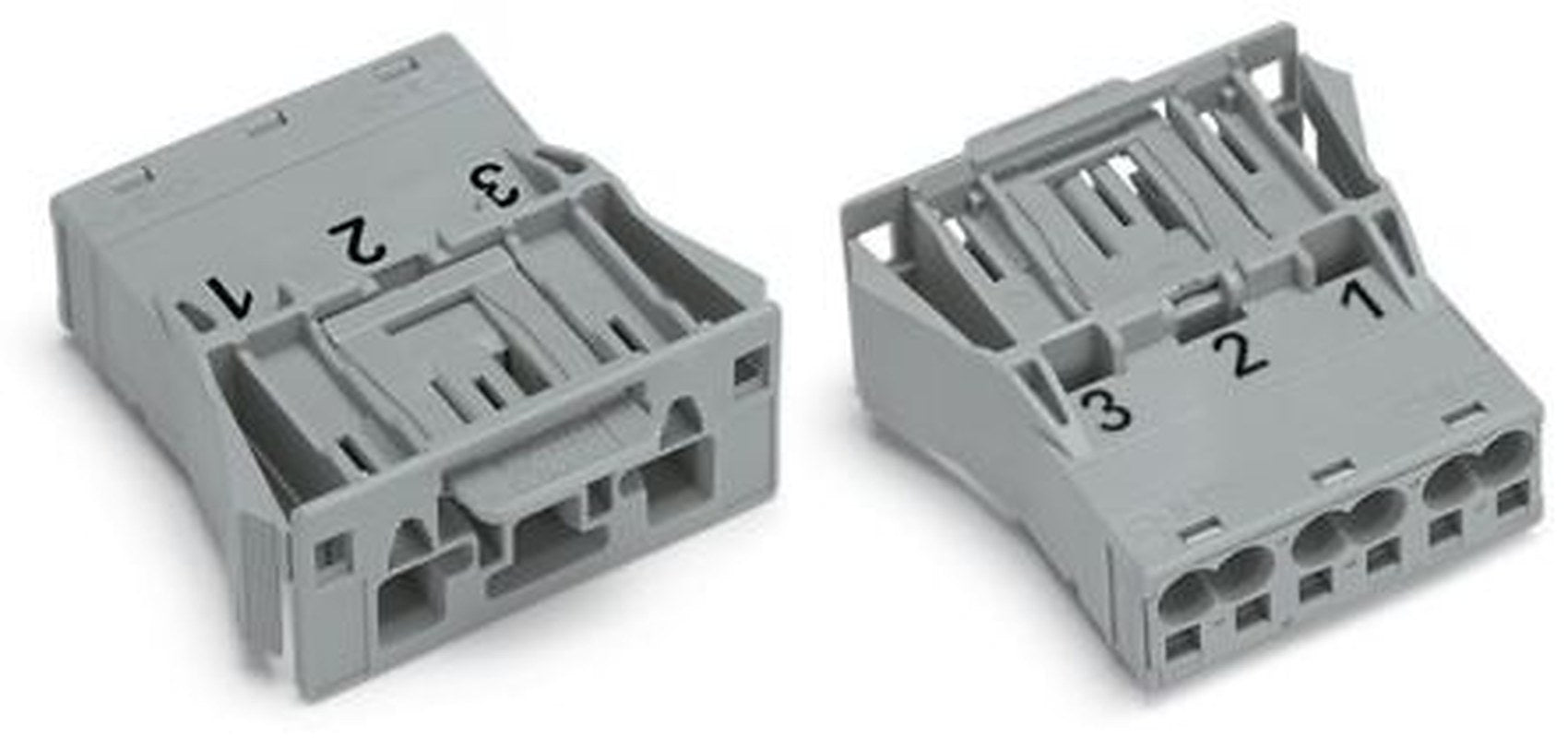 WAGO 770 Series Snap-in Plug Male Cage Clamp, 3-Pole, 25A, 3-Way, IP20