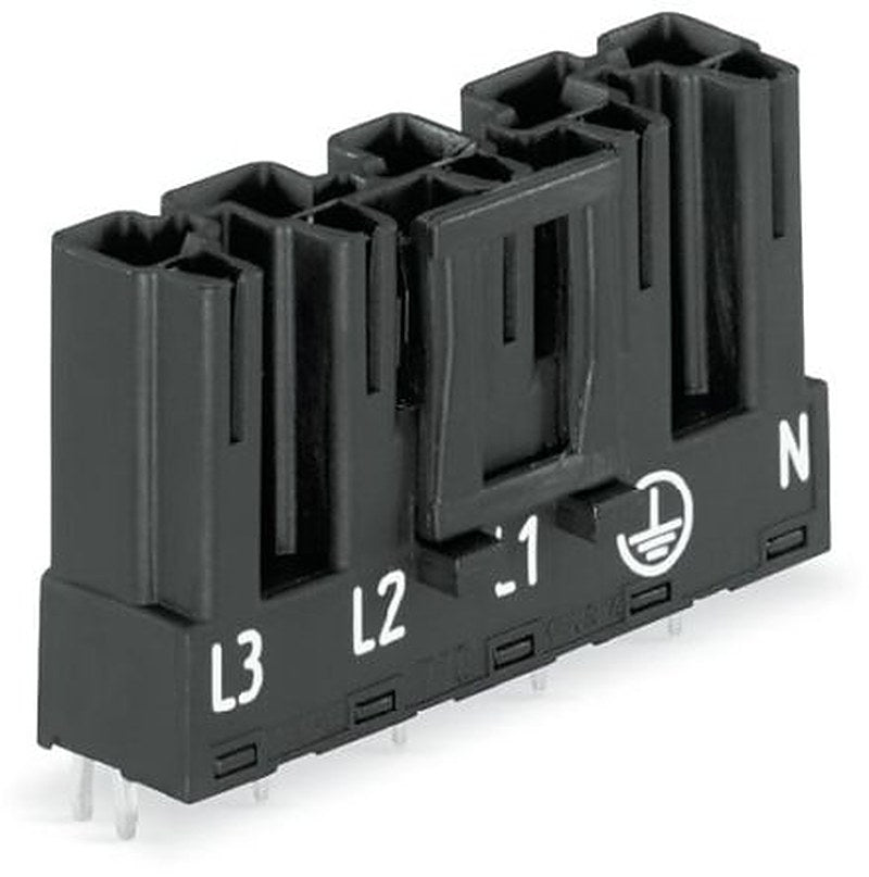 WAGO 770 Series Straight PCB PCB Header, 5 Contact(s), 10 mm Pitch, 1 Row, Shrouded