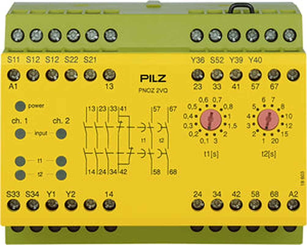 Pilz 774013 - PNOZ 2VQ 24VDC 3n/o 1n/c 2n/o t