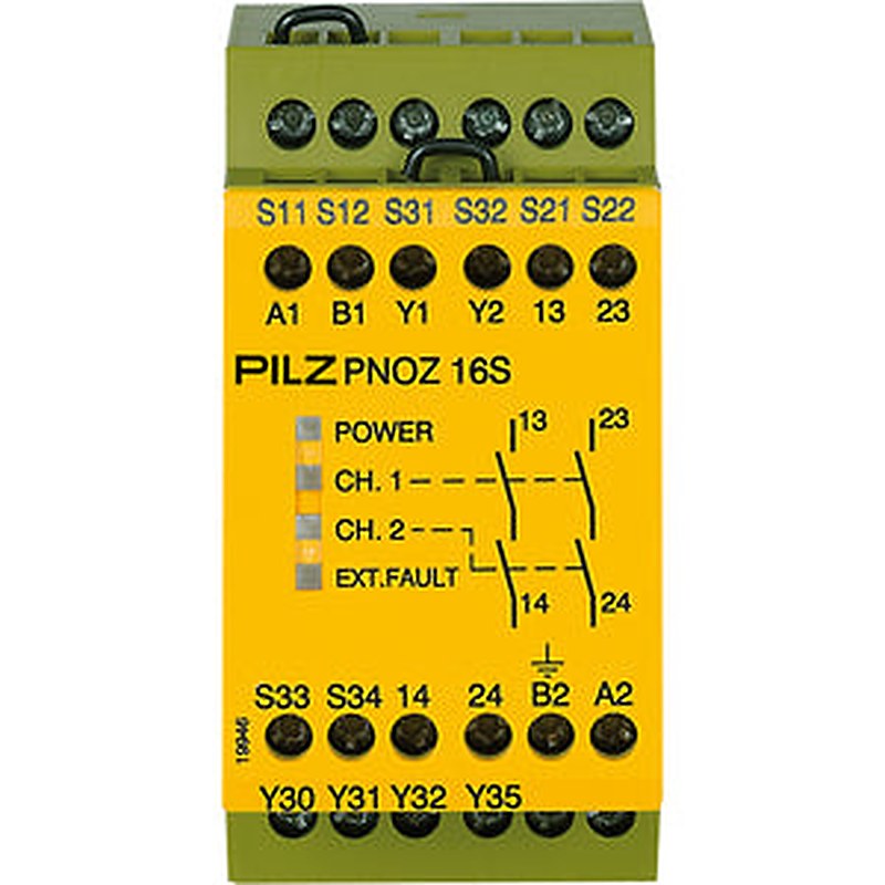 Pilz 774070 - PNOZ 16S 24VAC 24VDC 2n/o 2so