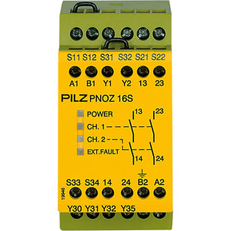 Pilz 774073 - PNOZ 16S 110VAC 24VDC 2n/o 2so