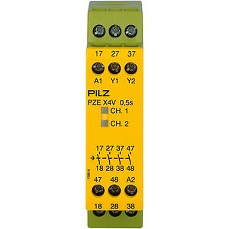 Pilz 774580 - PZE X4V 0,5/24VDC 4n/o fix