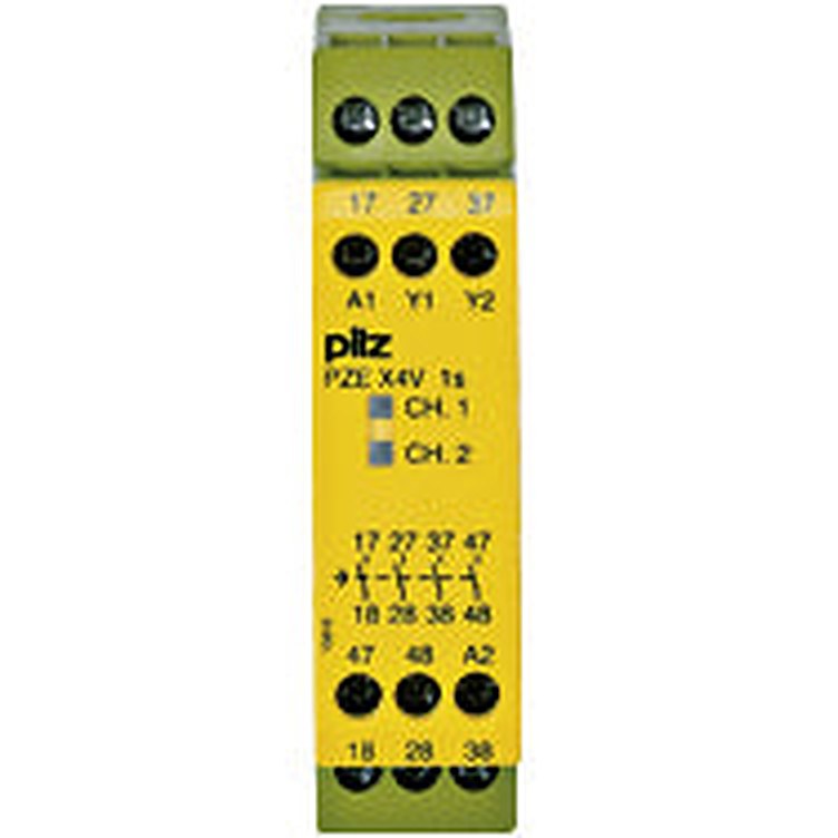 Pilz 774581 - PZE X4V 1/24VDC 4n/o fix