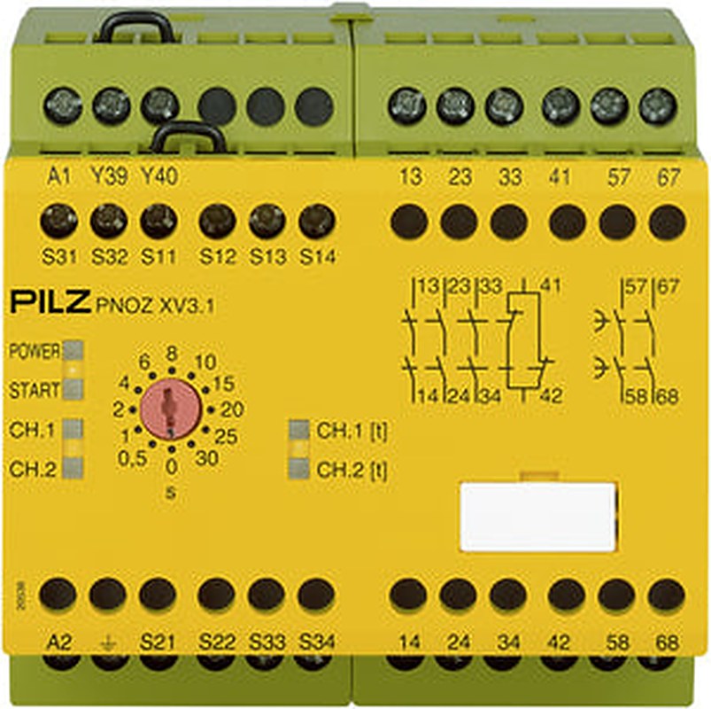 Pilz 774610 - PNOZ XV3.1 30/24-240VACDC 3no 1nc 2no t