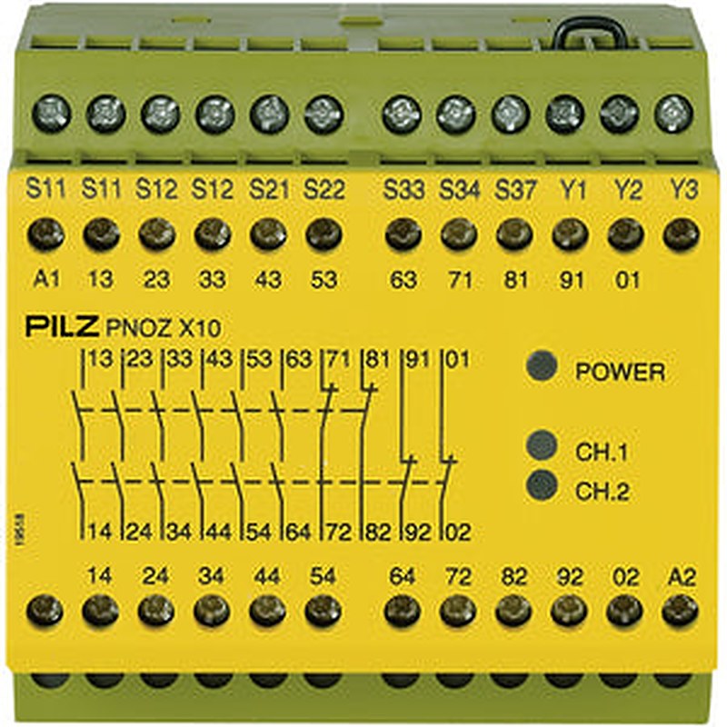 Pilz 774709 - PNOZ X10 24VDC 6n/o 4n/c 3LED