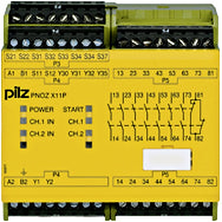 Pilz 777086 - PNOZ X11P 230-240VAC 24VDC 7n/o 1n/c 2so