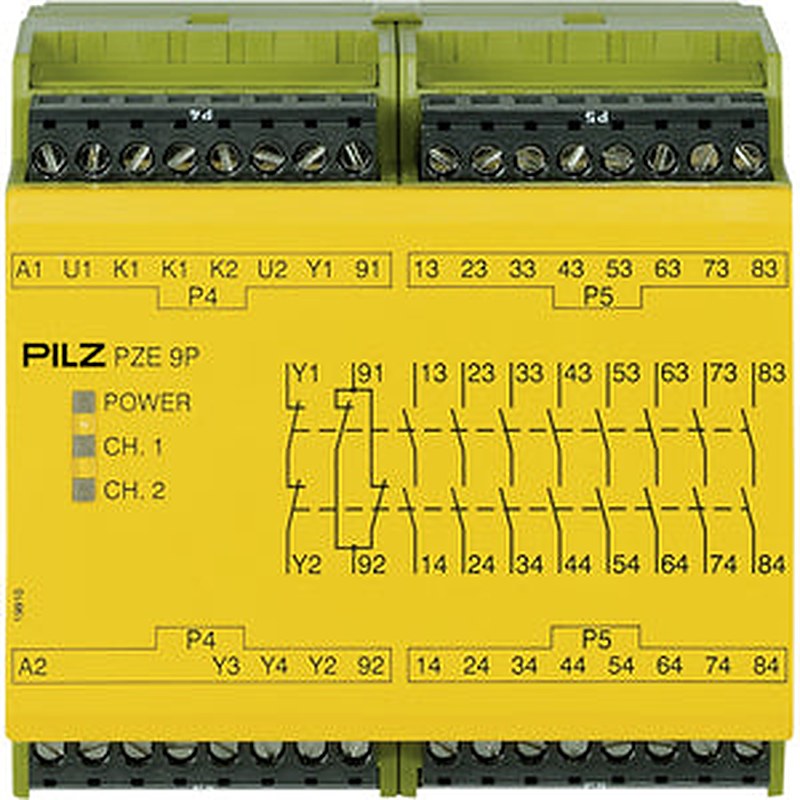 Pilz 777140 - PZE 9P 24VACDC 8n/o 1n/c