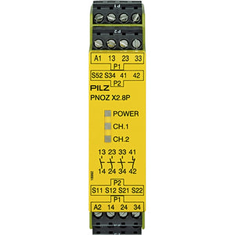 Pilz 777301 - PNOZ X2.8P 24VACDC 3n/o 1n/c