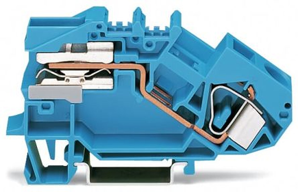 WAGO 783-613 783 Series Disconnect Terminal Block Blue, 16mm², 1-Level, Cage Clamp, CSA