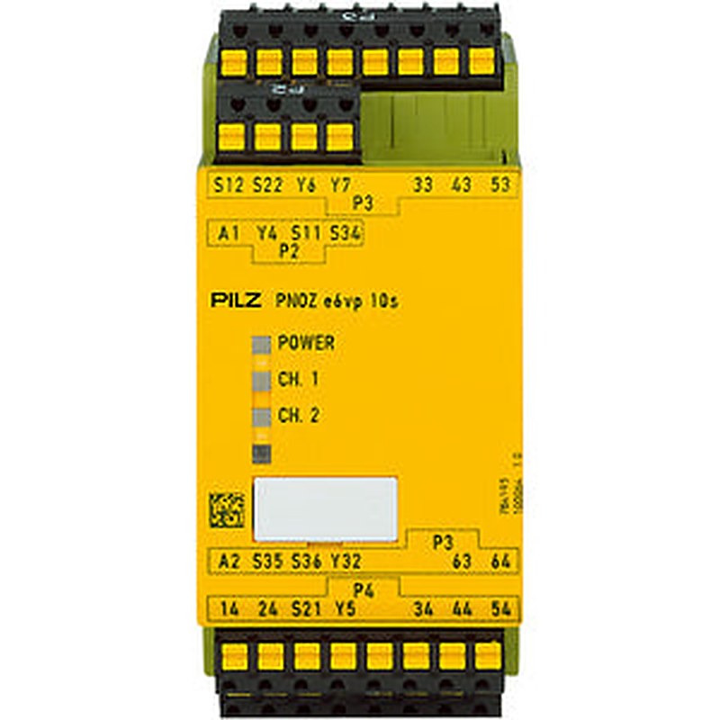 Pilz 784193 - PNOZ e6vp C 24VDC 4n/o 1so 1so t